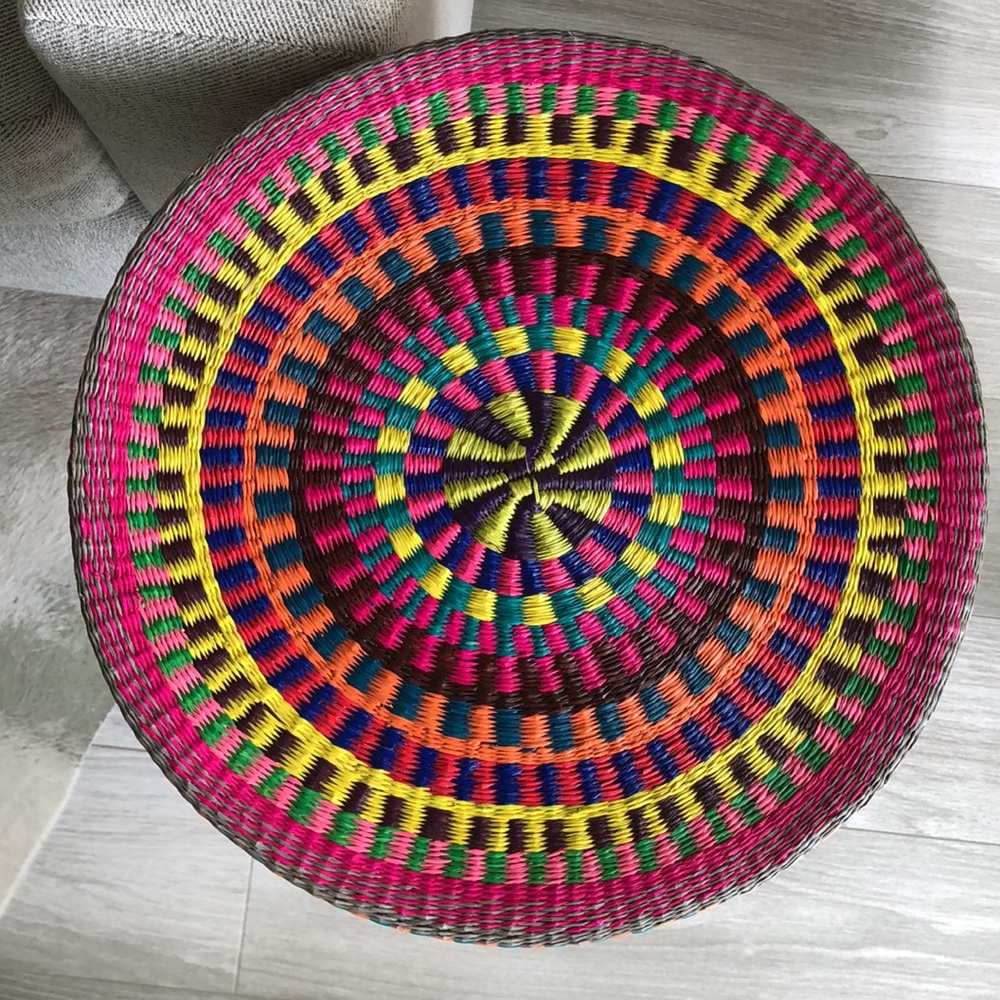 NEW MULTICOLORED DECORATIVE BOX / HAT BOX